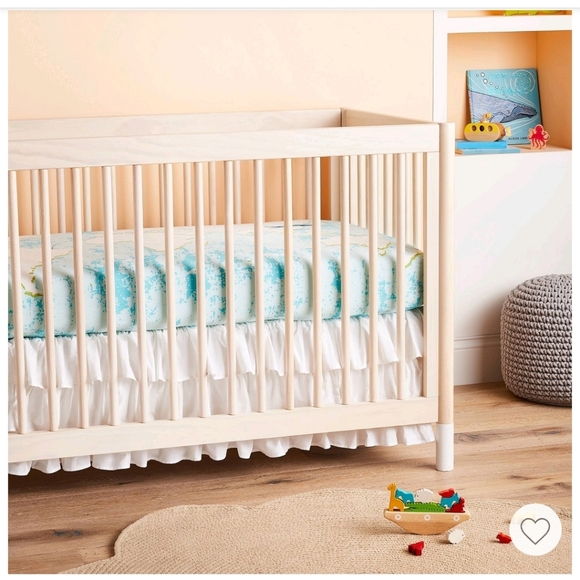 cloud island Other Cloud Island Crib Skirt Ruffle White Poshmark